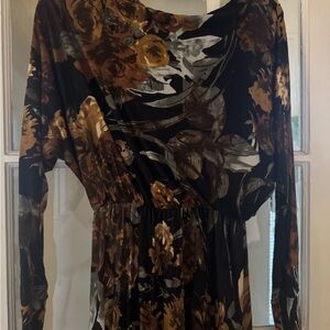 Floral Long Sleeve Dress